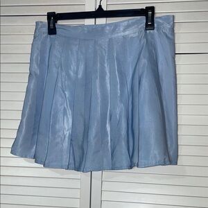 Sky Blue Women's pleated Skort